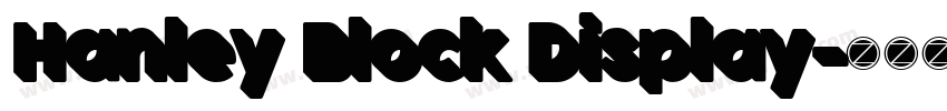 Hanley Block Display字体转换